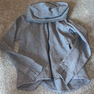 Lululemon Gray lined zip up! Size 2. Gray